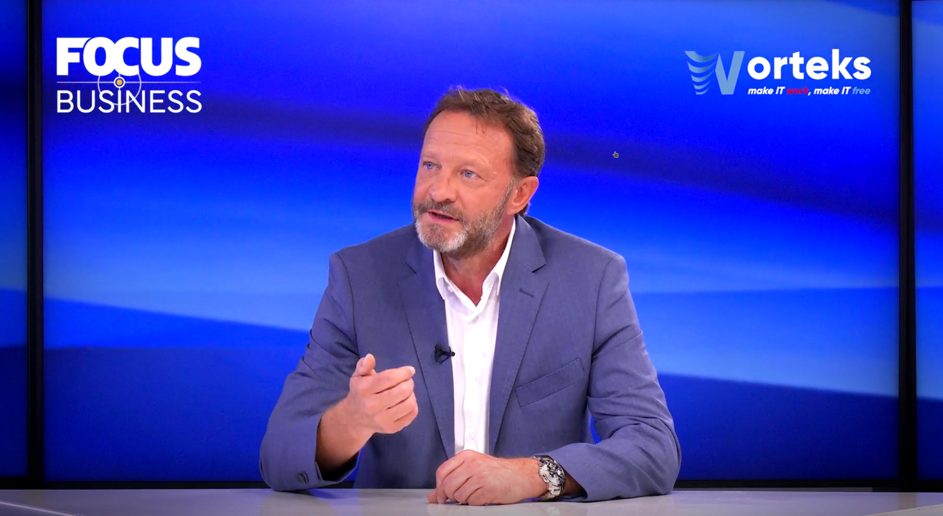 Laurent MARIE sur le plateau du Figaro