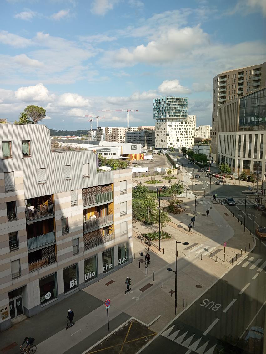 Vue de la fenêtre du bureau
