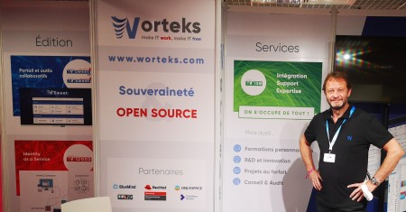 Photo stand worteks IT & IT Security Meetings 2021