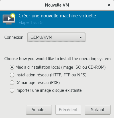 KVM new VM