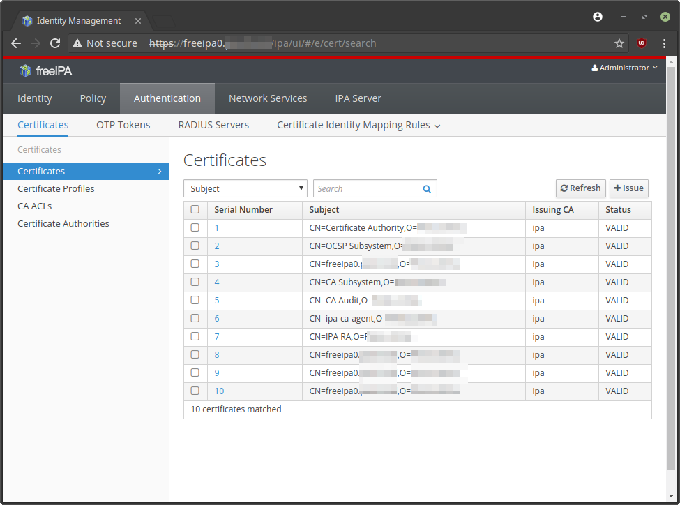 Interface administrateur freeipainterface administrateur freeipainterface administrateur freeipa