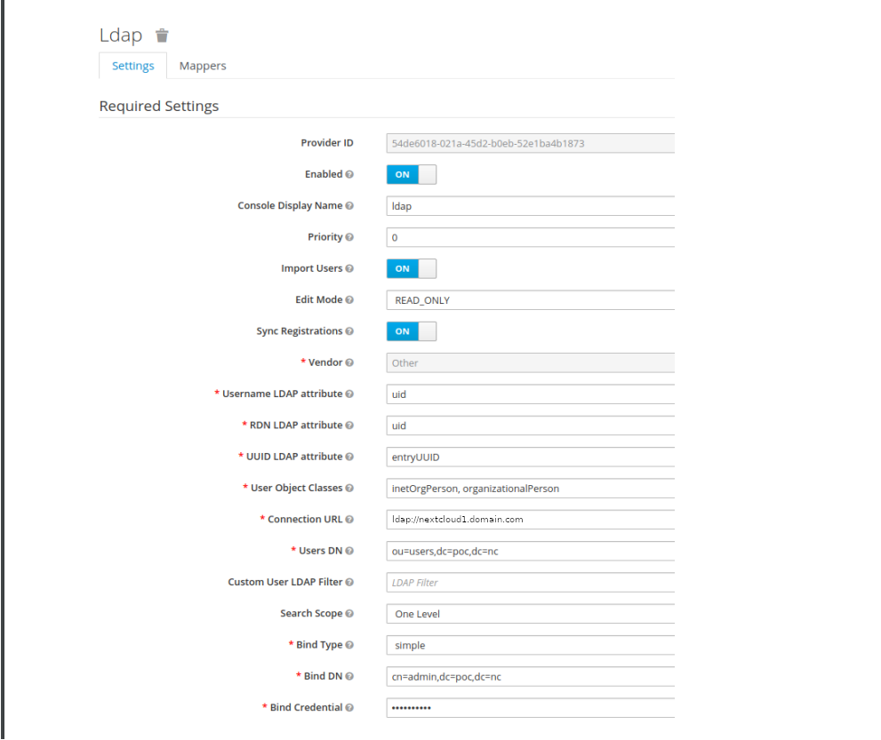 Configuration de la Fédération d’utilisateurs