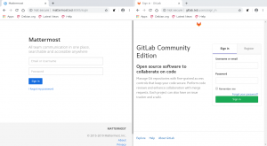 Screenshot mattermost GitLab