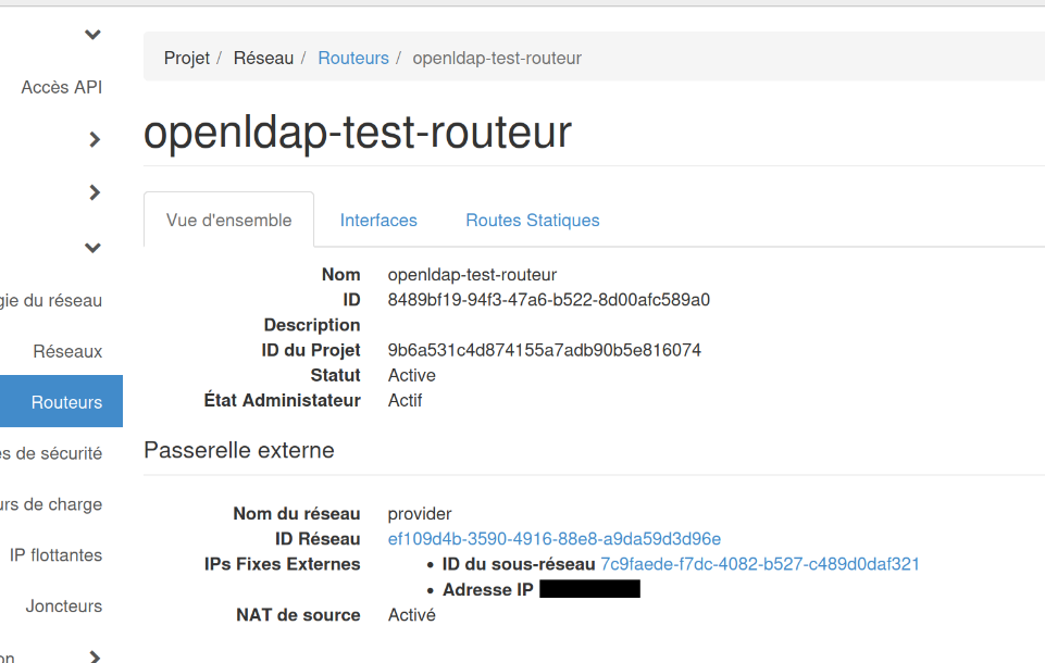Configuration du routeur