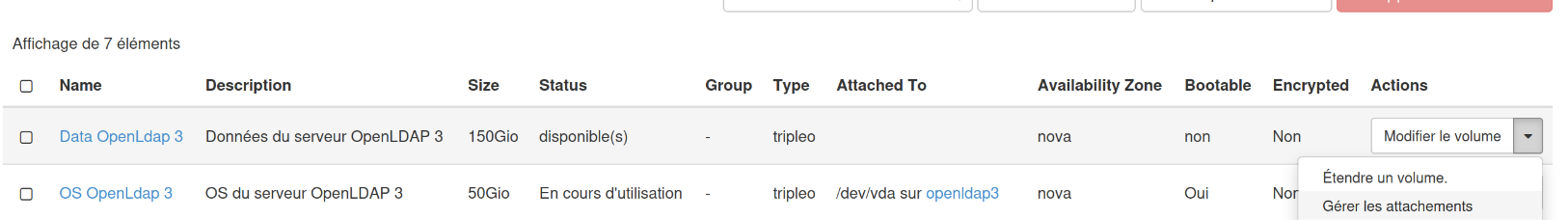 Gérer les attachements