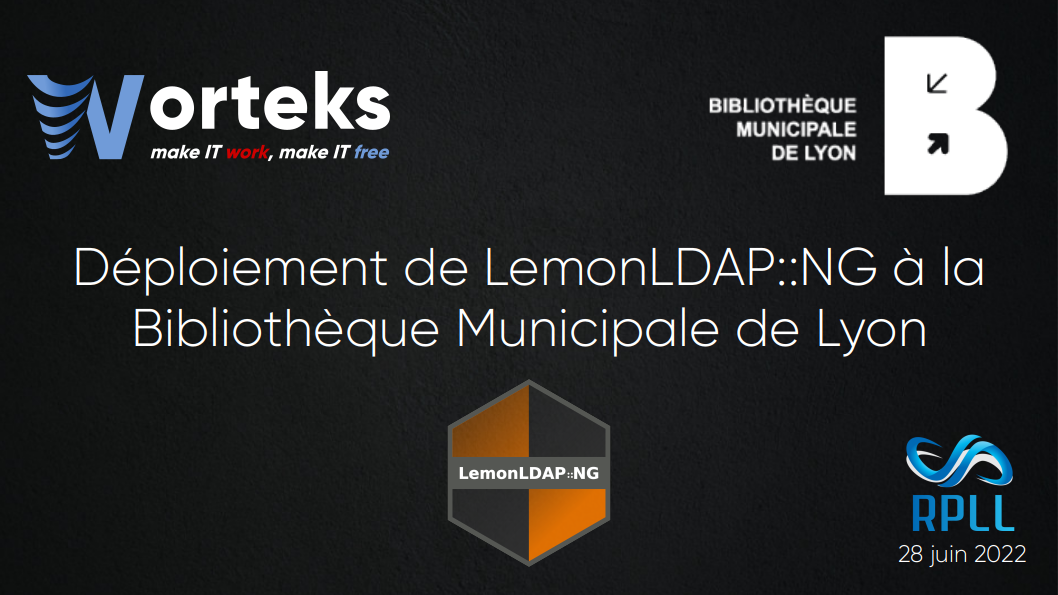 Déploiement de LemonLDAP::NG à la Bibliothèque Municipale de Lyon