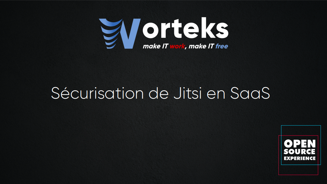 Sécurisation de jitsi en SaaS