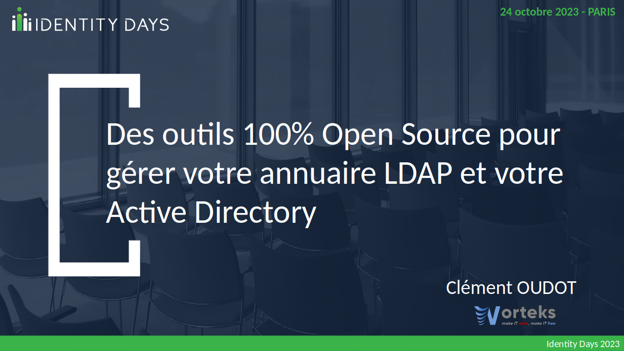 Des outils 100% Open Source pour gérer votre annuaire LDAP et votre Active Directory