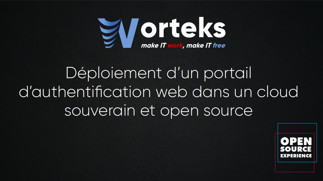 Déploiement d’un portail d’authentification web dans un cloud souverain et open source