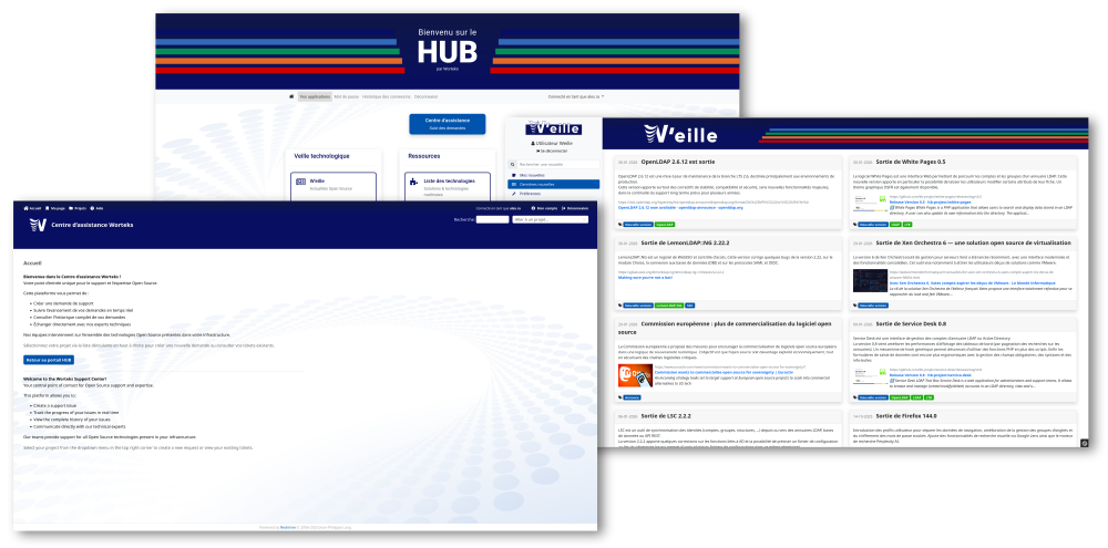 Les applications de HUB